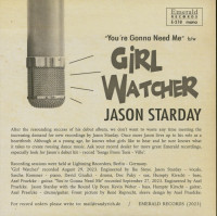 Preview: Girl Watcher - You're Gonna Need Me (7inch, 45rpm) Preview: Girl Watcher - You're Gonna Need Me (7inch, 45rpm)
