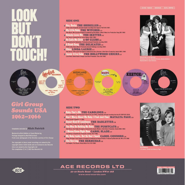 Look But Don't Touch - Girl Group Sounds USA 1962-1966 (LP)