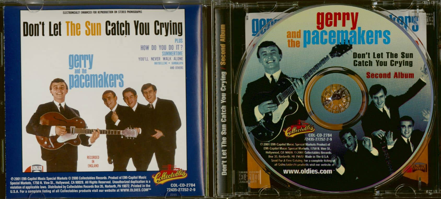 Gerry & The Pacemakers CD: Don't Let The Sun Catch You Crying