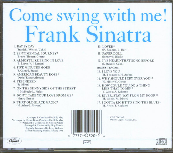 Come Swing With Me! (CD)