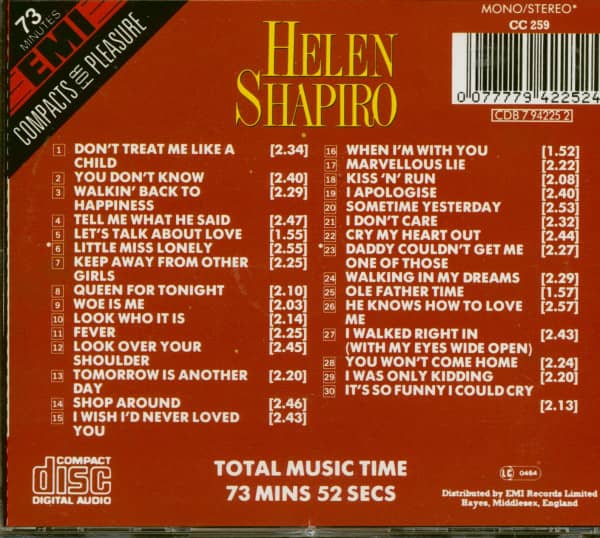 Helen Shapiro (CD)