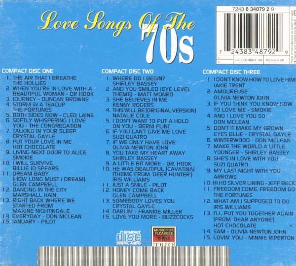 Love Songs Of The 70's (3-CD)