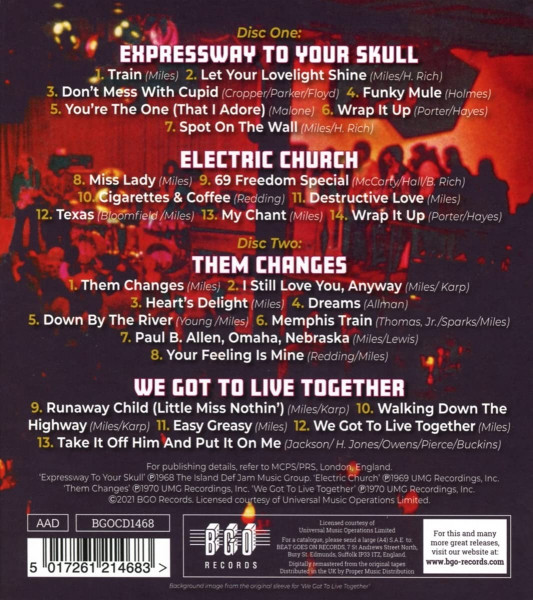 Expressway To Your Skull - Electric Church - Them Changes - We Got To Live Together (CD