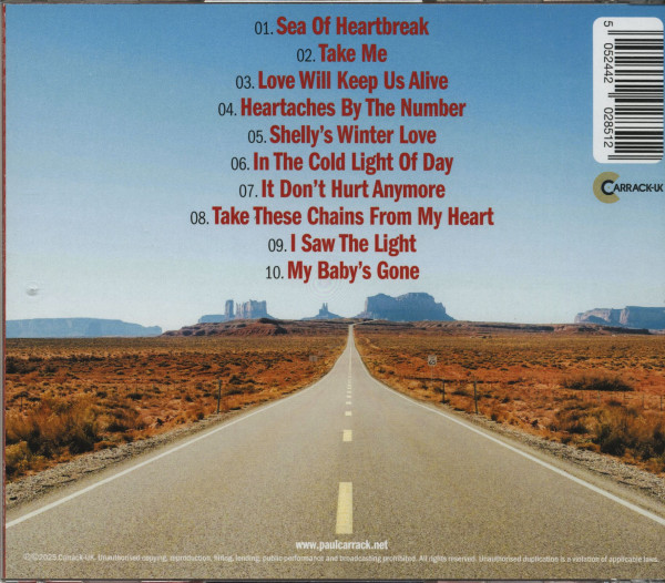 The Country Side Of Paul Carrack Vol.1 (CD)