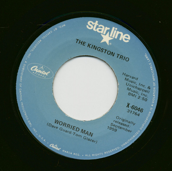 Scotch And Soda - Worried Man (7inch, 45rpm)