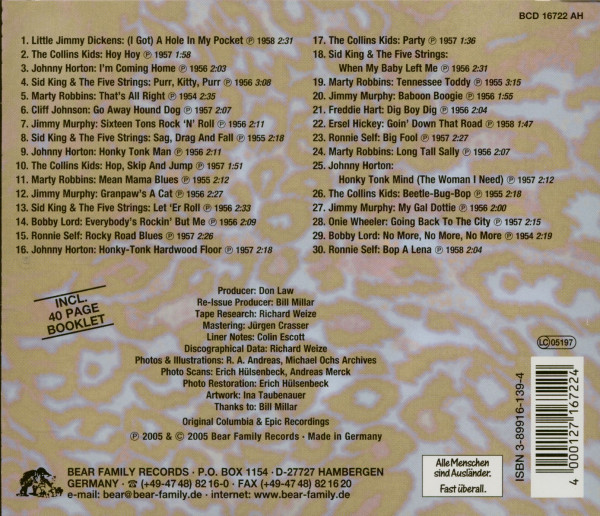 Vol.22 - Rockabilly From The Vaults Of Columbia Records (CD)