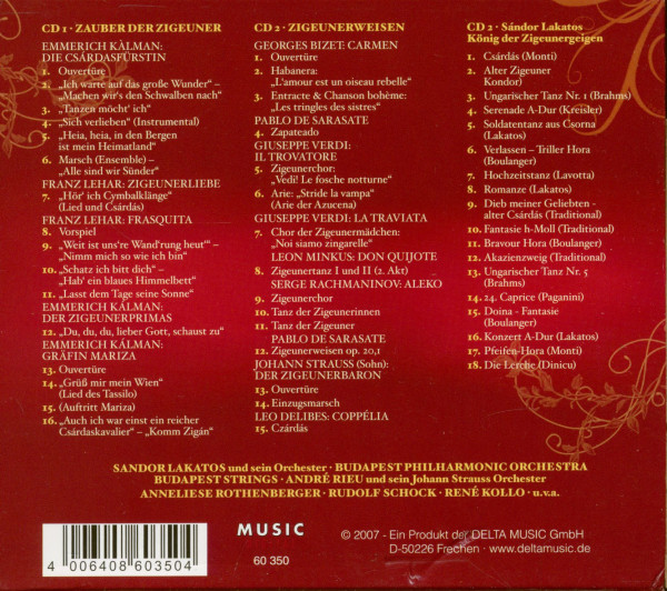 Zauber Der Zigeuner (3-CD)