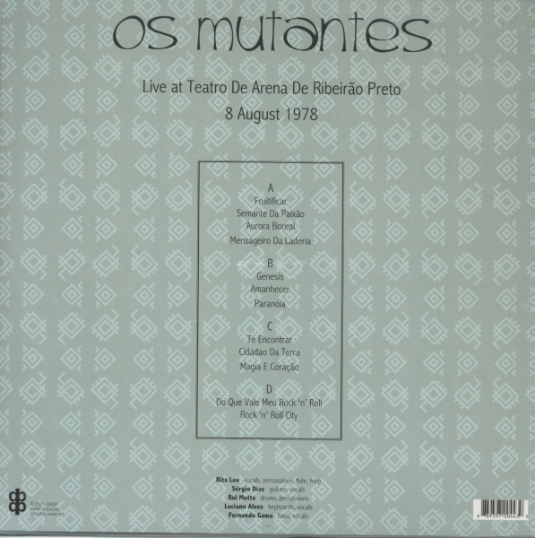 Live At Teatro De Arena De Ribeirao Preto 8 August 1978 (2-LP)