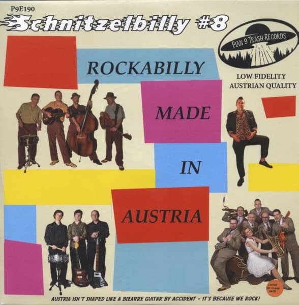 Schnitzelbilly No.8 - Rockabilly Made In Austria (7inch, colored Vinyl, EP, 33rpm, Ltd.) Schnitzelbilly No.8 - Rockabilly Made In Austria (7inch, colored Vinyl, EP, 33rpm, Ltd.)