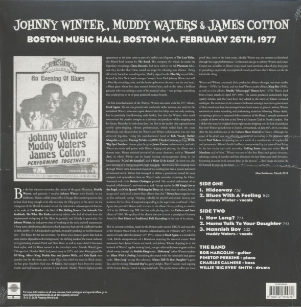 Johnny Winter, Muddy Waters & James Cotton – Boston Music Hall 1977 (LP)