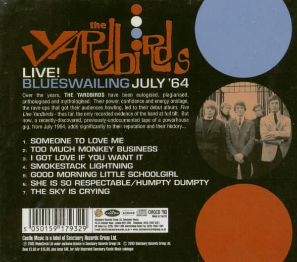 Live - Blueswailing July '64 (CD)