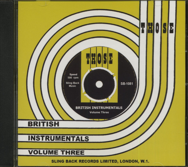 Those British Instrumentals Vol.3 (CD) Those British Instrumentals Vol.3 (CD)