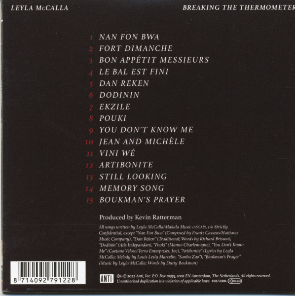 Breaking the Thermometer (CD)