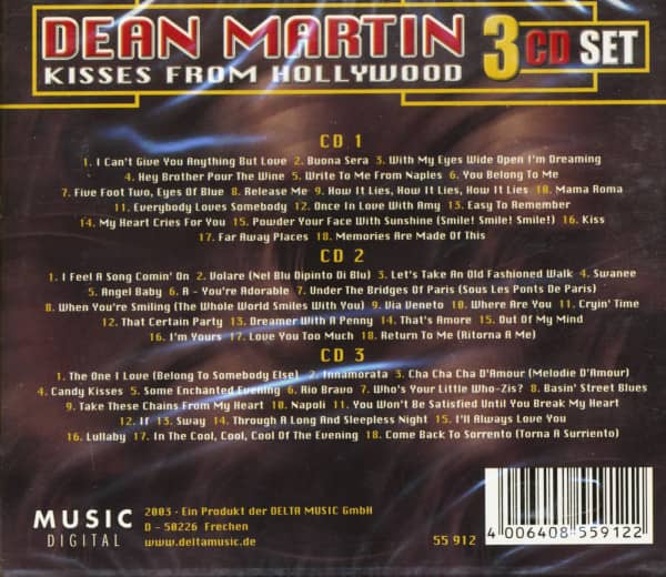 Kisses From Hollywood (3-CD)
