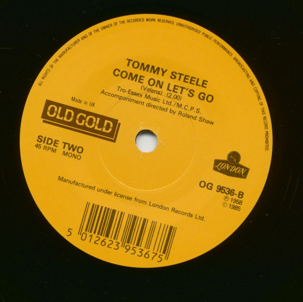 Singing The Blues - Come On Let's Go (7inch, 45rpm, SC)