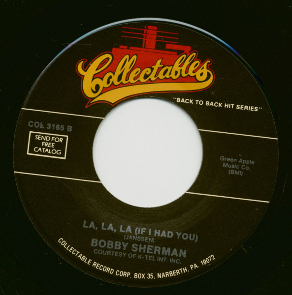 Julie Do You Love Me - La, La, La (If I Had You) (7inch, 45rpm)