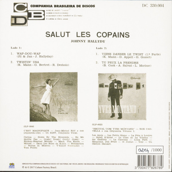 Salut Les Copains (7inch, EP, 33rpm, PS, SC, Pink Vinyl, Ltd.)