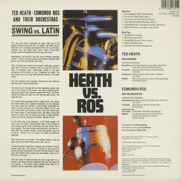Swing vs. Latin - Edmundo Ros and Ted Heath (LP)