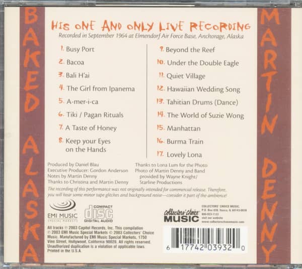 Baked Alaska (CD)