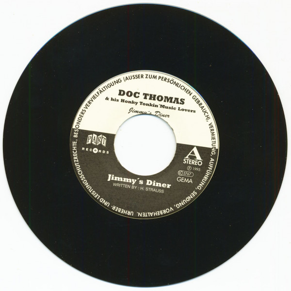 Jimmy's Diner (EP, 7inch, 45rpm, PS)