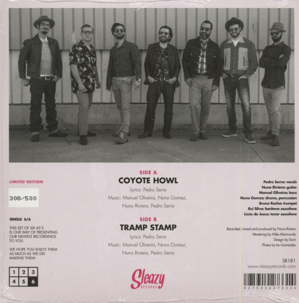 Coyote Howl - Tramp Stamp (7inch, 45rpm, PS, Ltd.)