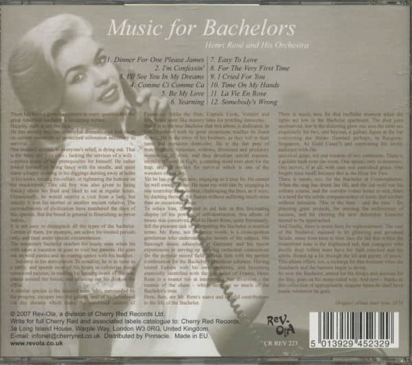 Music For Bachelors (CD)