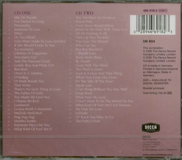 The Decca Years 1959-1964 (2-CD)