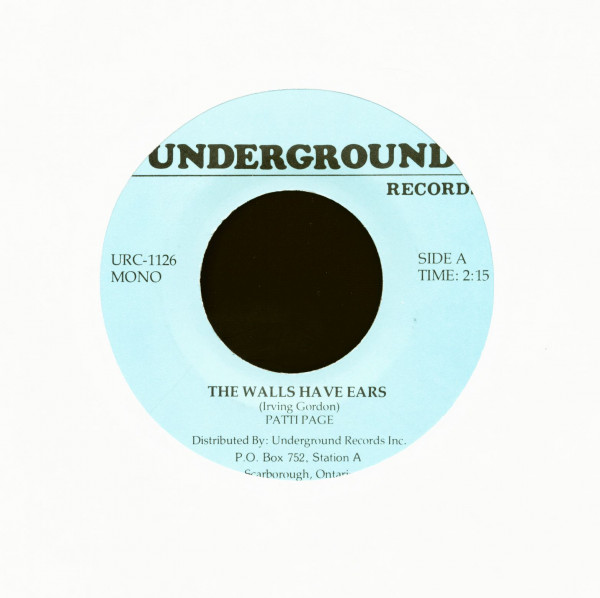 The Walls Have Ears - Tobacco Road (7inch, 45rpm)