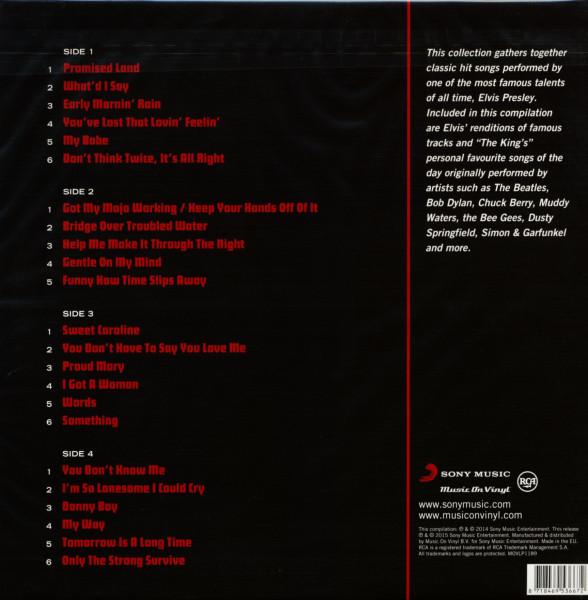 Elvis Sings...(2x180g Vinyl)