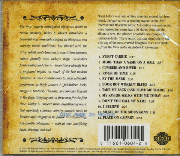 Dailey & Vincent (CD)