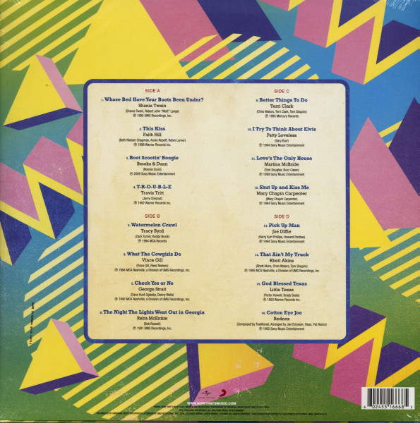 Now That's What I Call Country Classics 90s Dance Party (2-LP, colored Vinyl, Ltd.)