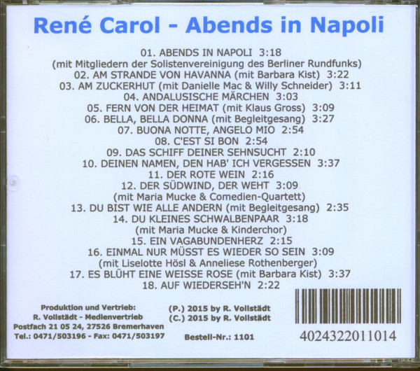 Abends in Napoli (CD-R)
