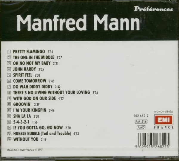 Mann Made Hits (CD)