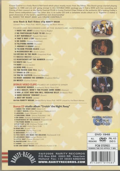 Live At The Sunhouse - Cruise Control - Cruisin' The Night Away (DVD + CD)