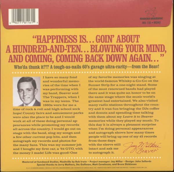 Happiness Is Heavin' - In Misery (7inch, 45rpm, BC, RSD)