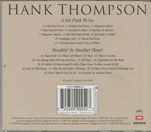 A Six Pack To Go - Breakin' Another Heart (CD)