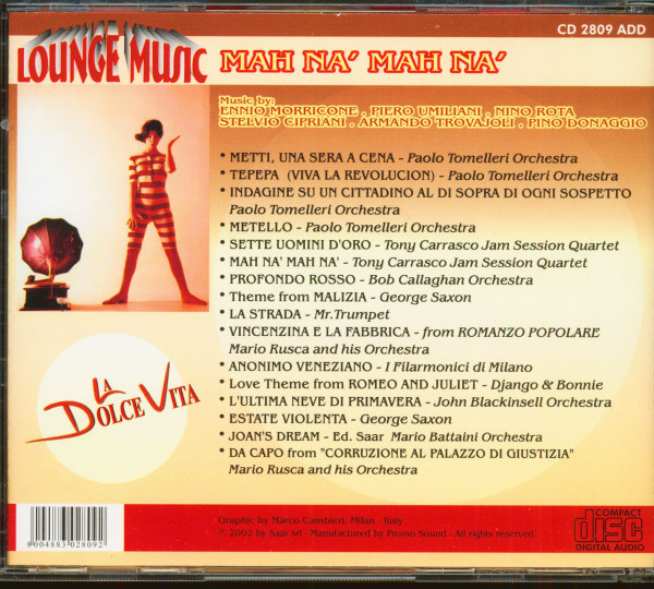 Lounge Music - Mah Na' Mah Na' (CD)