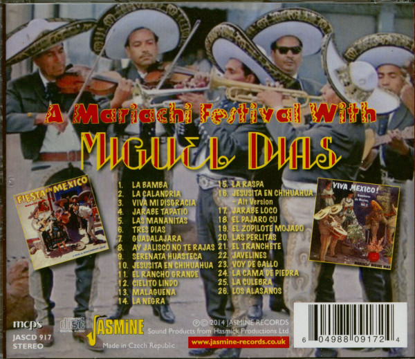 A Mariachi Festival with Miguel Dias (CD)