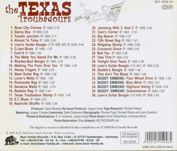 Almost To Tulsa - The Instrumentals (CD)