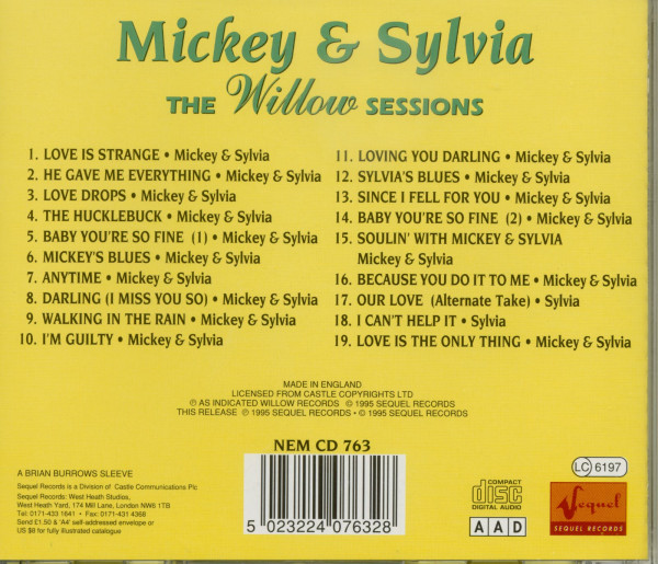 The Willow Sessions (CD)