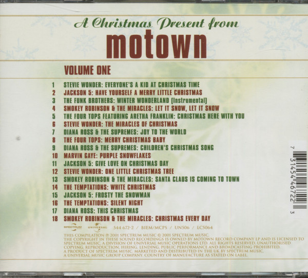 A Christmas Present From Motown (CD)