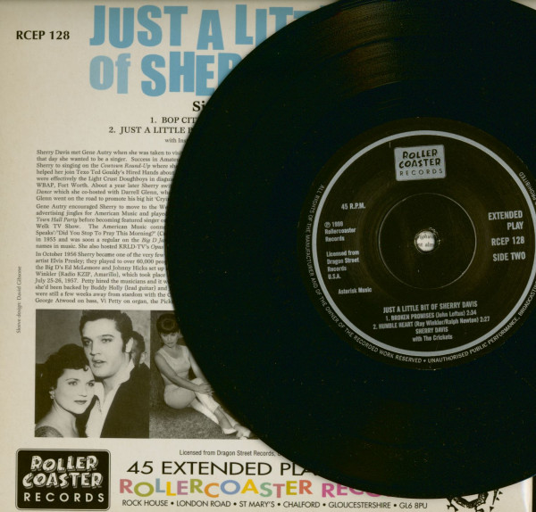 Just A Little Bit of Sherry Davis (7inch EP, 45rpm, PS, SC)