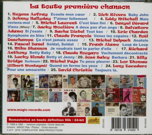 La Toute Premiere Chanson (CD)