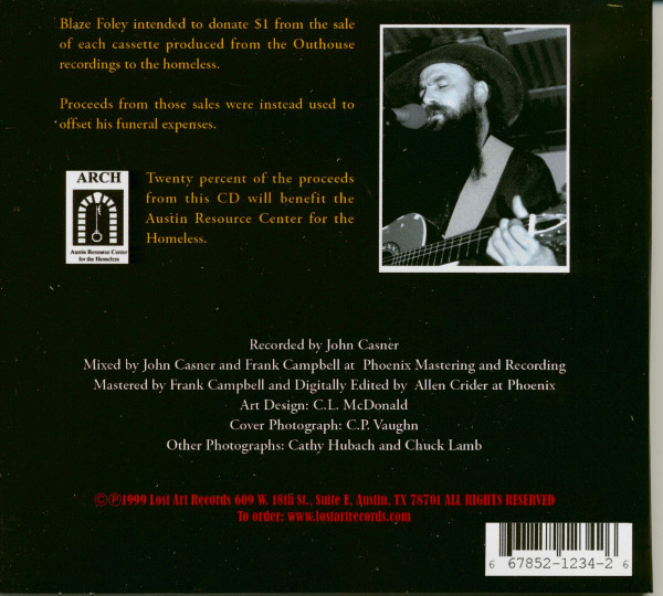 Live At The Austin Outhouse (CD)
