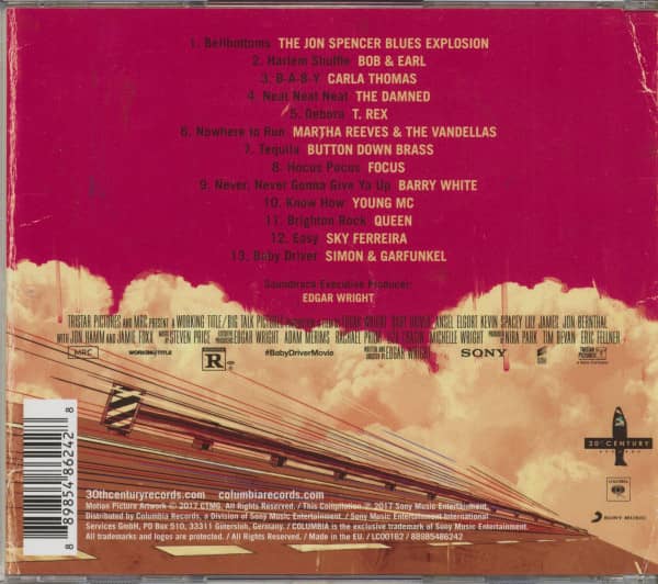 Baby Driver - Killer Tracks From The Motion Picture (CD)