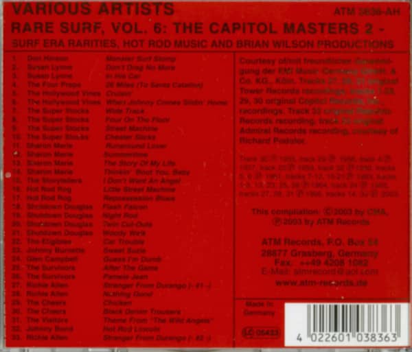 Rare Surf Vol.6 - The Capitol Masters 2 (CD)