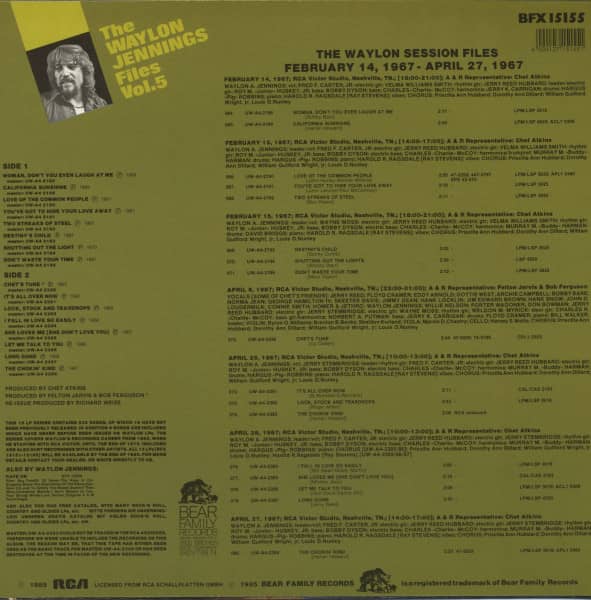 The Waylon Jennings Files - Vol.5 (LP)