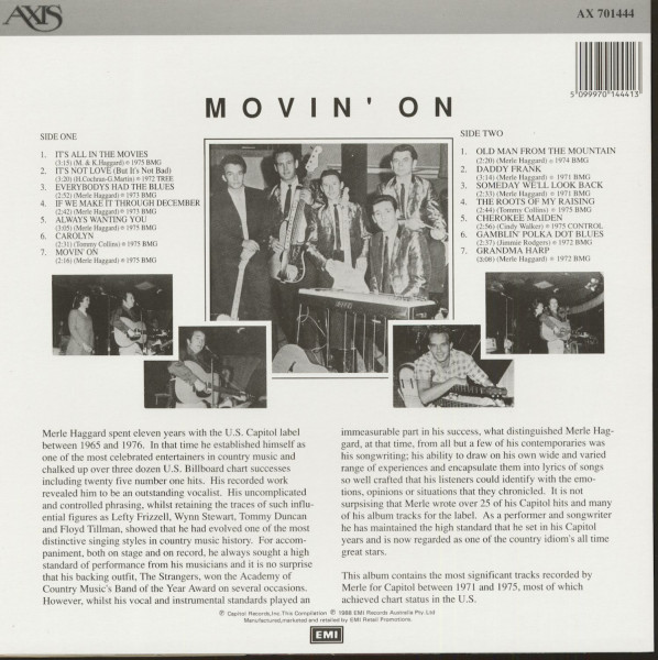 Movin' On (LP)