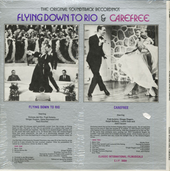 Flying Down To Rio & Carefree (LP)