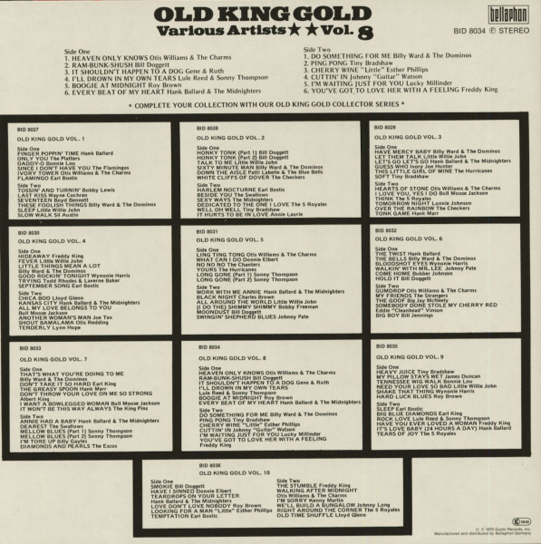 Old King Gold Vol.8 (LP)